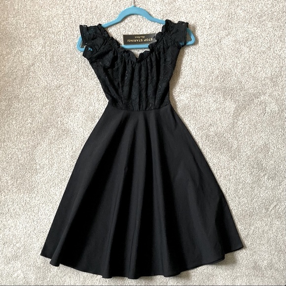 NWT! Lacy Fit and Flare Dress - Picture 2 of 11